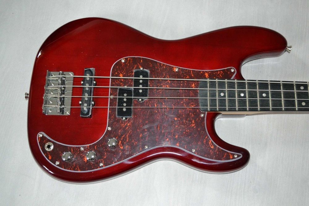 Harley Benton PJ-4 HTR nowa gitara basowa - ustawiona!