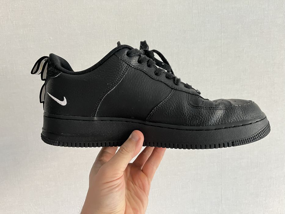 Кроссовки мужские Nike Air черные 46 р 30 см