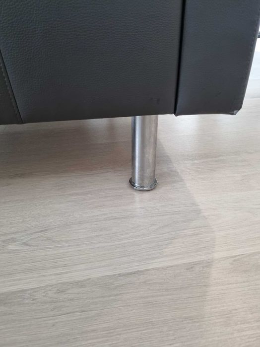 LANDSKRONA
Sofá 2 lugares, Grann/Bomstad preto/madeira (IKEA)