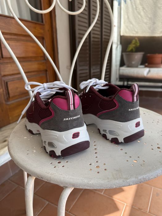 Tenis skechers roxo senhora 35