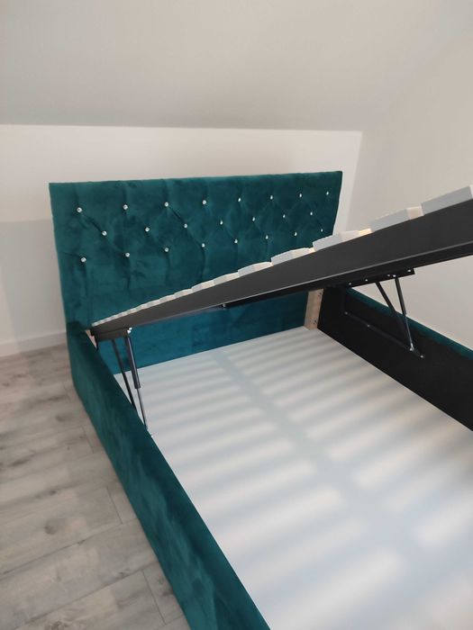 Łóżko tapicerowane 140,160,180x200 pojemnik, producent