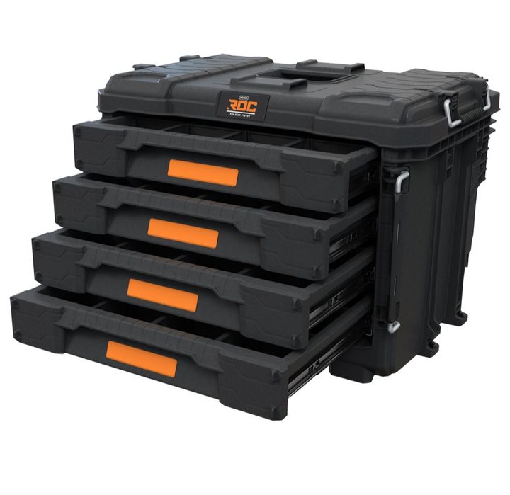Ящик для інструментів Keter ROC Pro Gear 2.0 XL Drawer 4 шухляди 262661