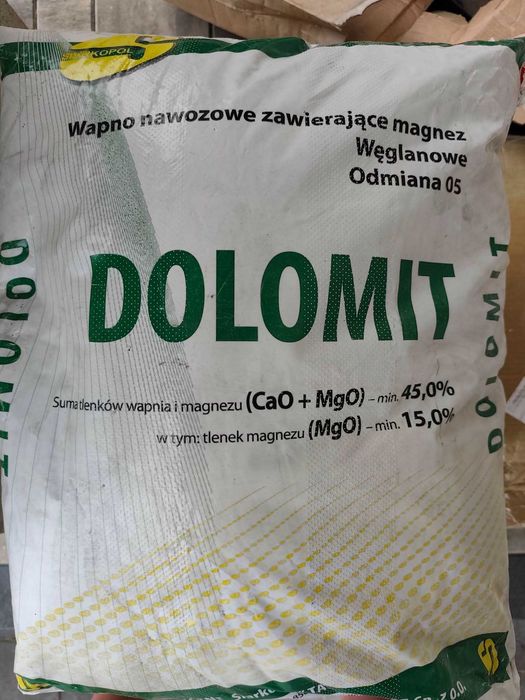 Nawóz Dolomit wapno do odkwaszania  7 worków po 25kg