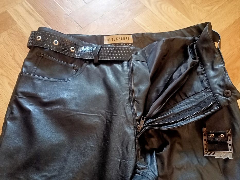 Продам брюки кожаные женские