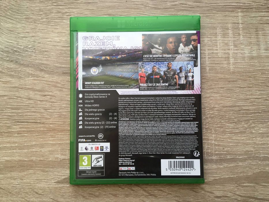 FIFA 21 - Xbox One / Xbox Series X - PL - stan Używany, sprawny 100%
