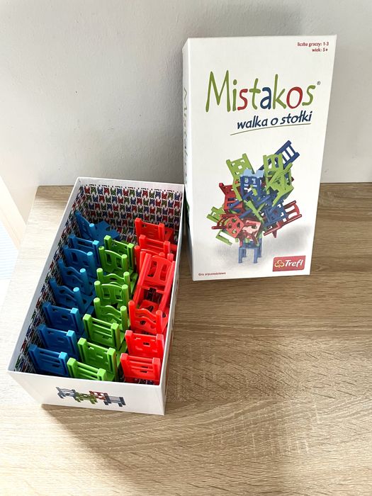 Trefl Mistakos gra o stołki od 5 lat jak nowa