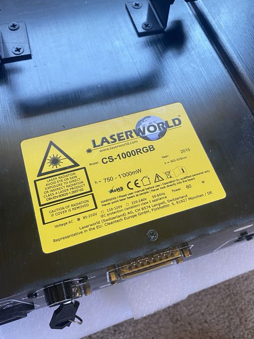 Laserworld CS-1000 RGB - mocny laser dyskotekowy