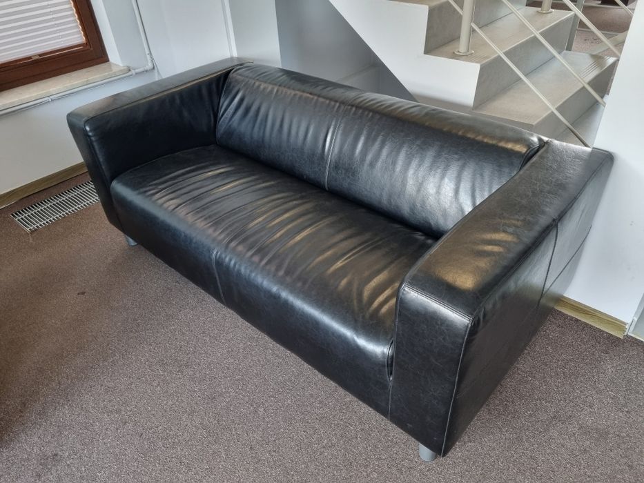 Ikea Klippan skóra sofa