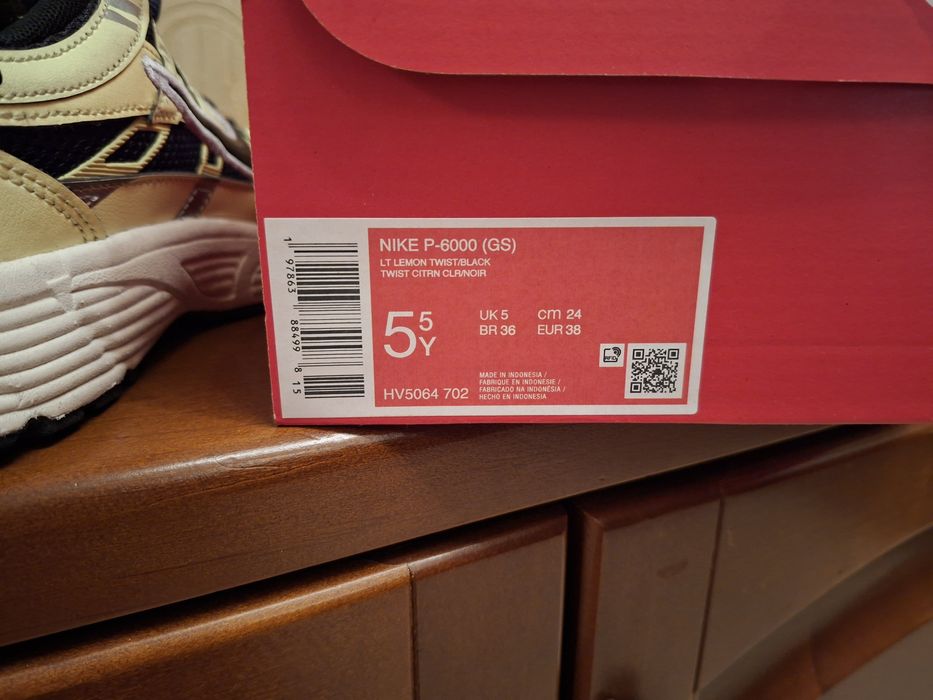 Кросівки дитячі  Nike P-6000 Big Yellow, р.38