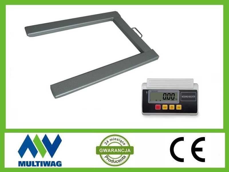 Waga do palet, paletowa U 1500kg 1,5t 120x85cm