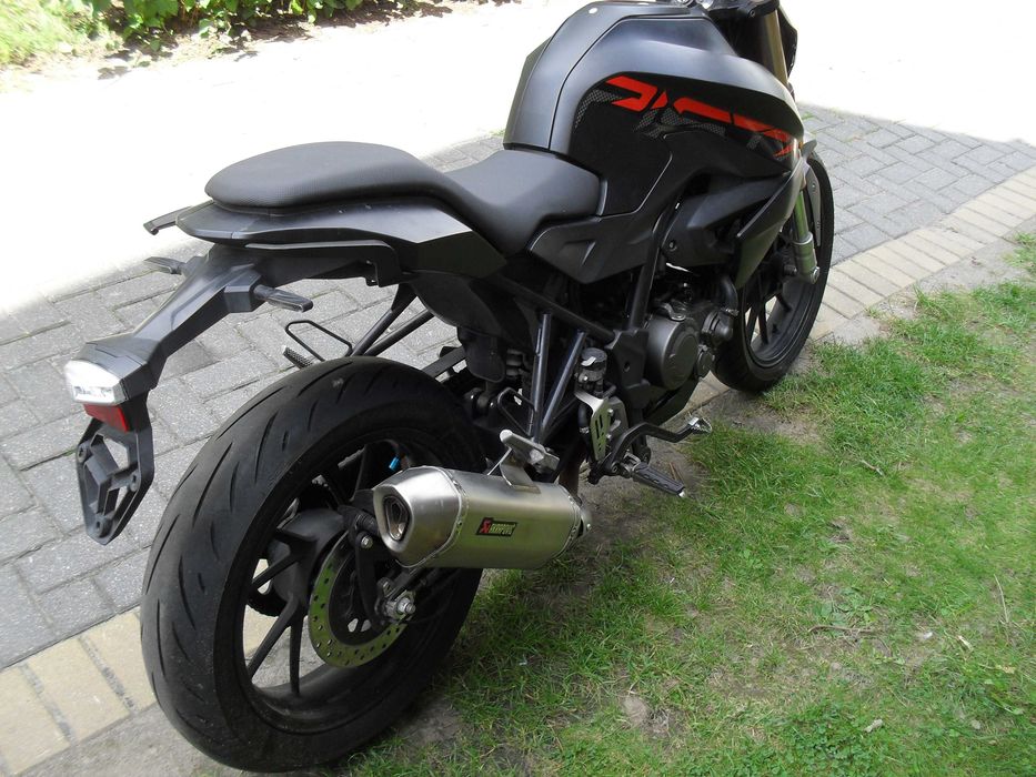 motocykl katogoria B hanway online furious 125 pista akrapovic abs 4t , ktm duke 125 barton junak