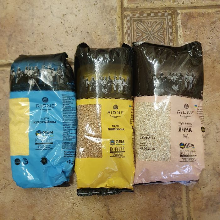 Крупа пшенична,  кукуруза