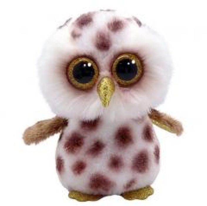 Beanie Boos Whoolie - cętkowana sowa 15cm folia,173x110 mm