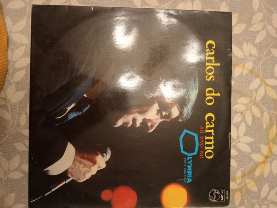 Vinil LP Carlos do Carmo ao vivo no Olímpio