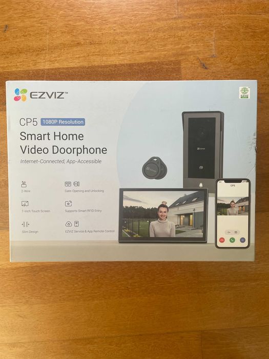 Wideodomofon Ezviz CP5 domofon z kamerą 7" LCD 2-żyłowy slim furtka
