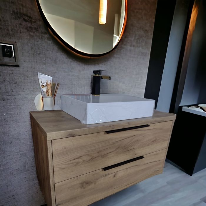 Szafka  łazienkowa 100 dąb craft blum tandembox