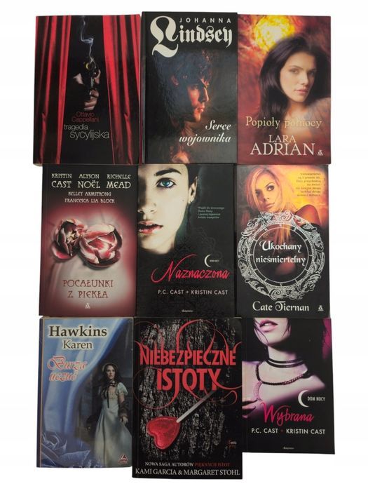 9x Literatura romantyczno-fantastyczna Lindsey, Cast, Tiernan