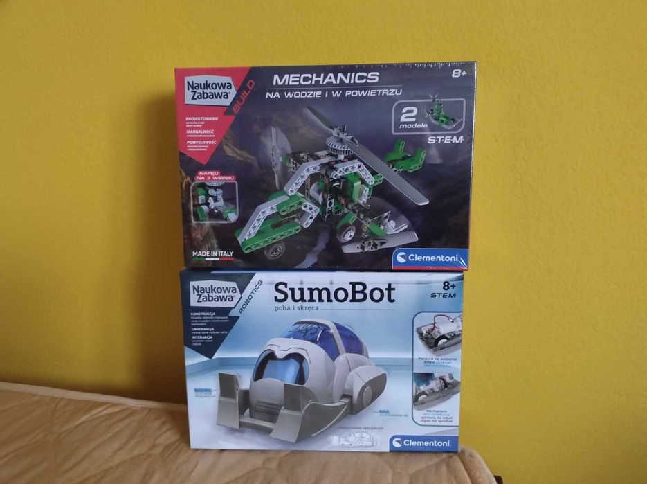 Robot Sumobot Clementoni + Na wodzie i w powietrzu CLEMENTONI