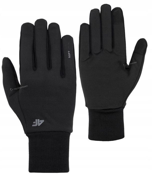 4F Cienkie Rękawiczki Softshellowe Dotyk / Rozm Xl