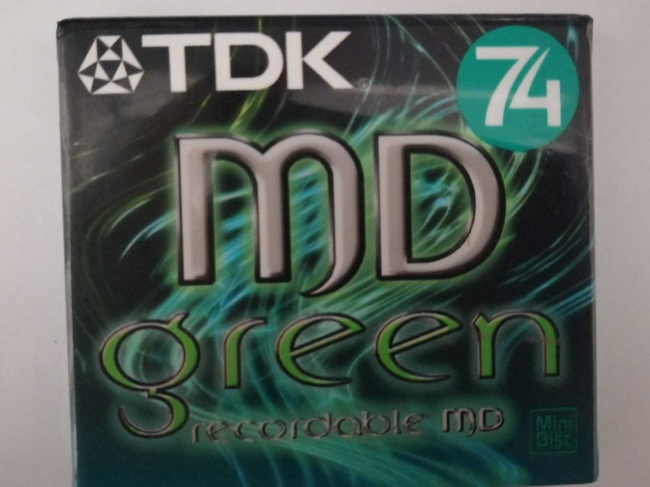 MD Discos novos selados  marca TDK grean e Red de 74 minutos
