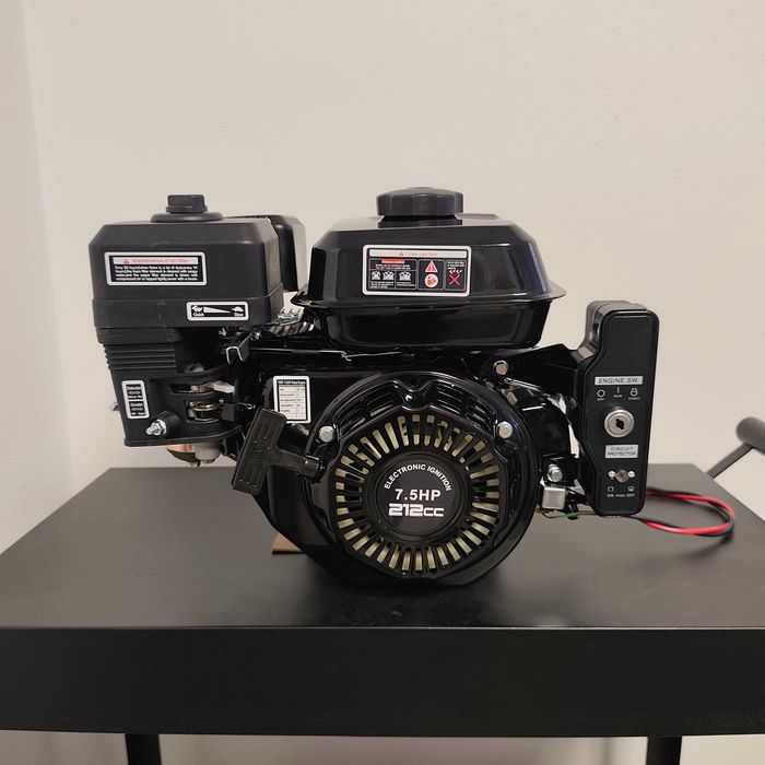 Motores 7.5cv 212cc 4T Arranque eléctrico karting *em stock* (preto)
