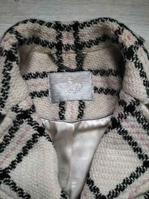 Wełniany płaszcz S/XS