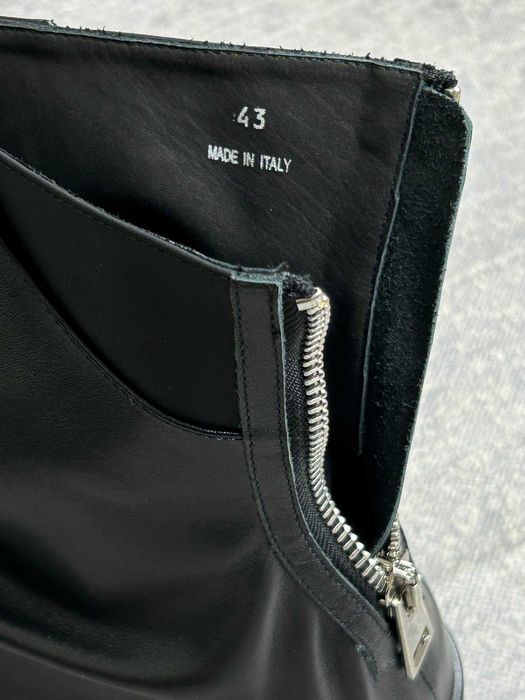 424 MARATHON BOOT back zip черевики чоботи чорні ботинки черные