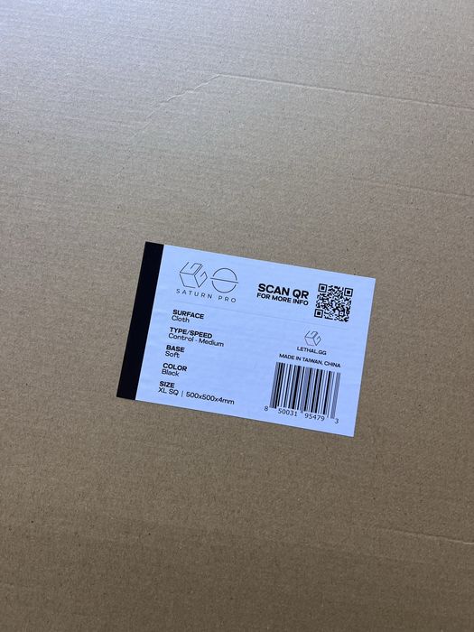 Saturn PRO Gaming Mousepad - XL Square - Soft
