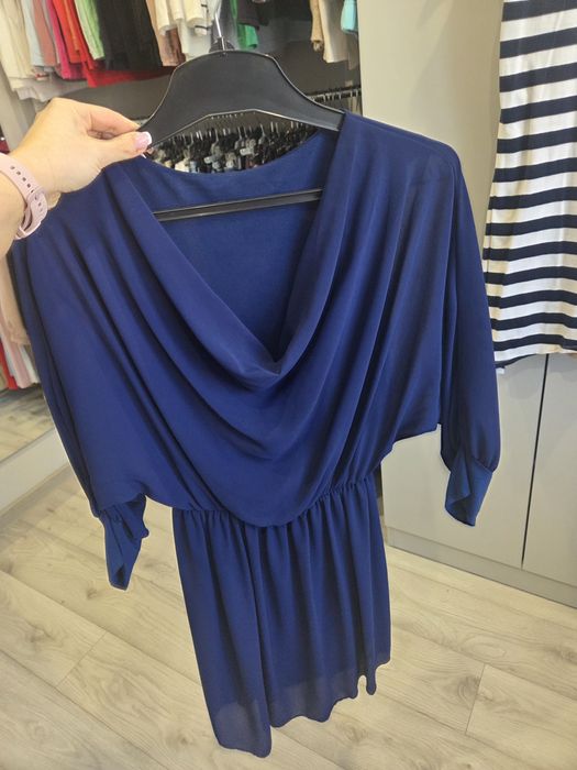 Sukienka granacik lejący dekold