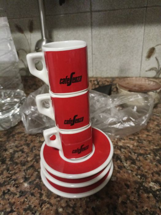Chávenas de café coleção da CaféSenza