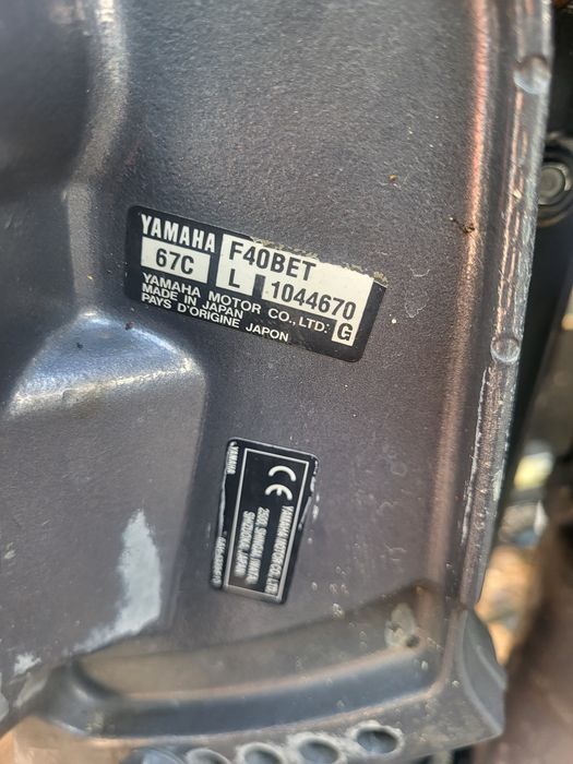 Silnik yamaha 40 koni L na części 2007 rok 3 cylindry