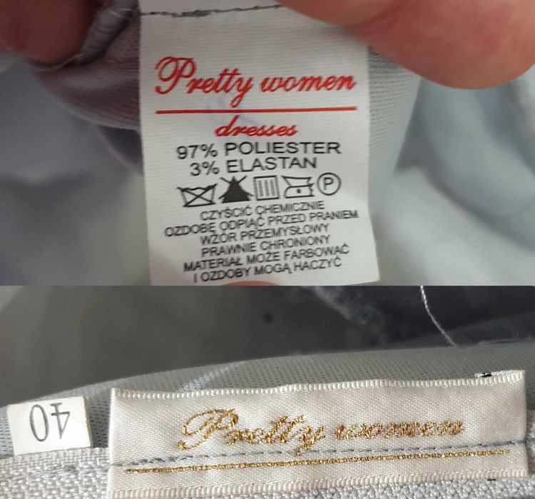 Lekka szara sukienka Pretty Women