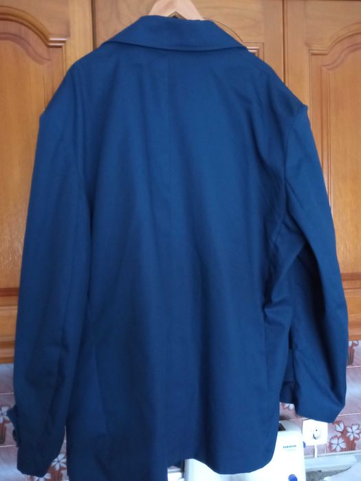 Blazer cruzado estilo náutico naval casaco marinheiro marinha