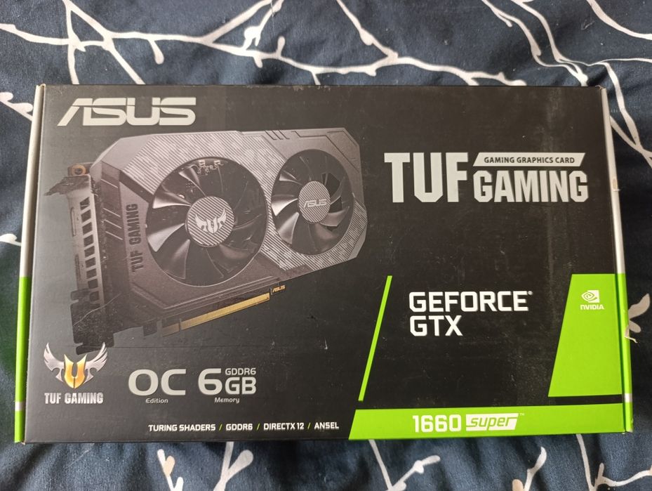 Продам відеокарту ASUS TUF Gaming GTX 1660 SUPER 6GB