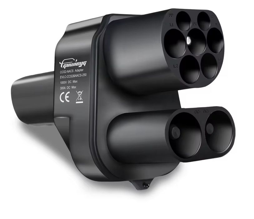 Переходник CCS2 на  TESLA  адаптер TYPE 2 на TESLA конвертор