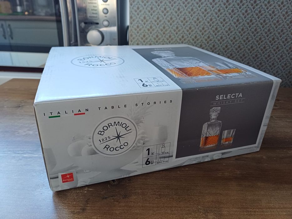 Набір Bormioli Rocco. Selecta Whisky Set. ITALY. Новий.