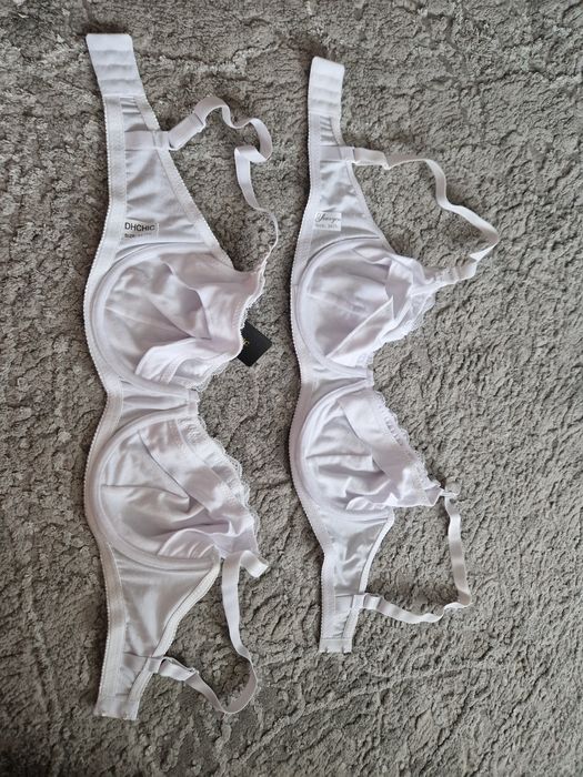 2x nowy stanik biustonosz do karmienia 75 c biały