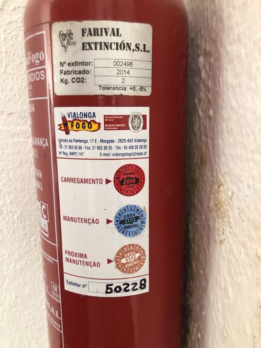 Extintor 2kg - alverca