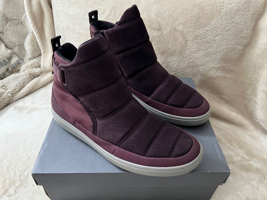 Ecco buty botki  zimowe skóra wodoodporne r.42