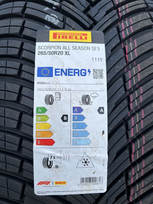 Pirelli scorpion all season  sf3 111y 265/50/20 xl