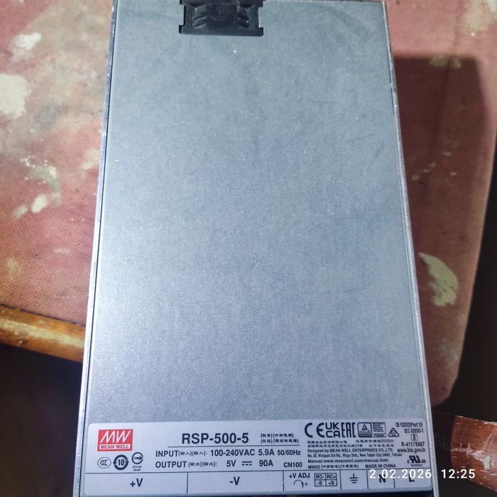 Zasilacz LED impulsowy 500W 5V 90A

szeroki zakres napi