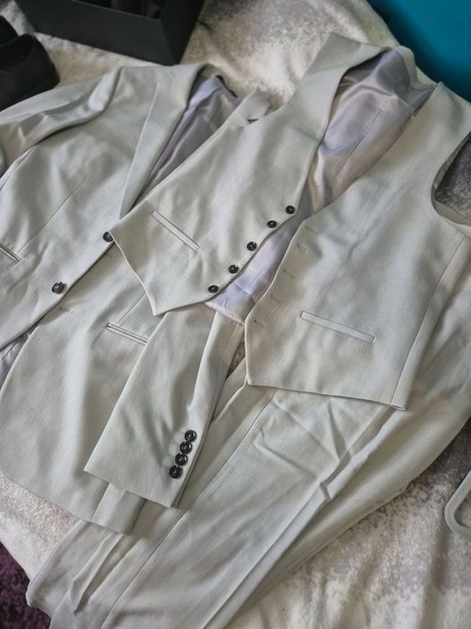 Garnitur męski Szary Borgio