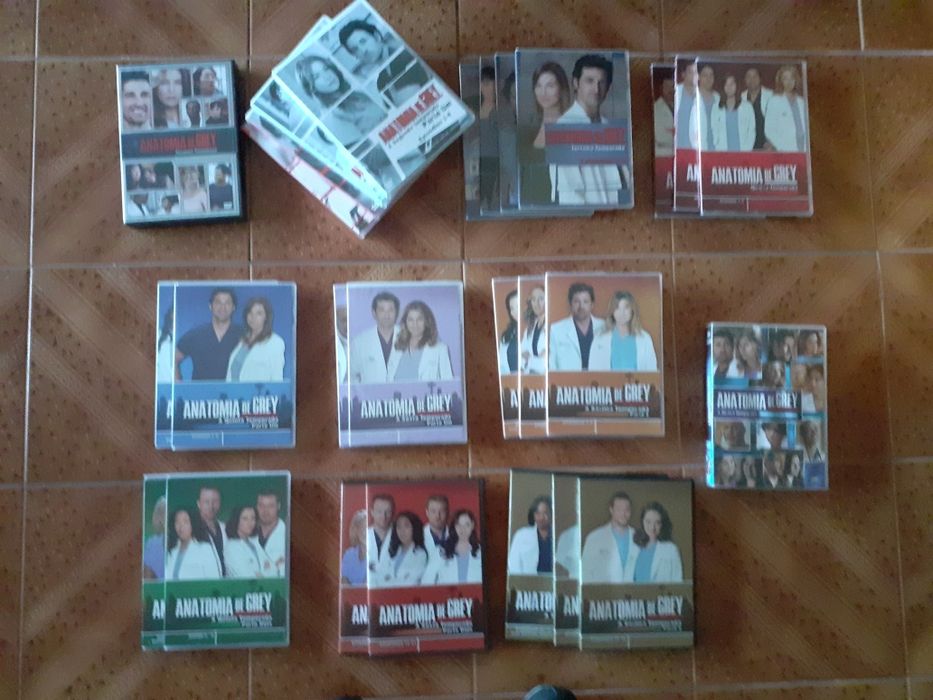 Dvds Anatomia de Grey 1 à 8temporada completo