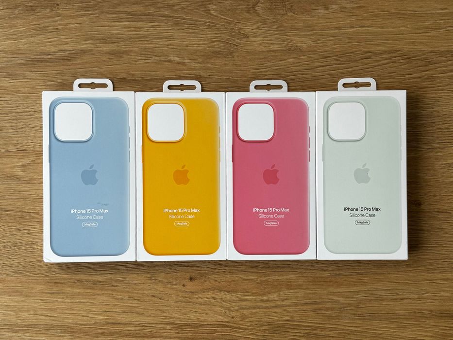 Оригінал чохол Apple iPhone 15 Pro / Max силікон Case MagSafe чехол
