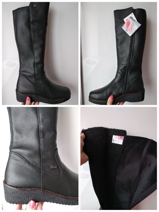 Sale! Сапожки черевики Rieker Remonte натур шкіра осінь зима