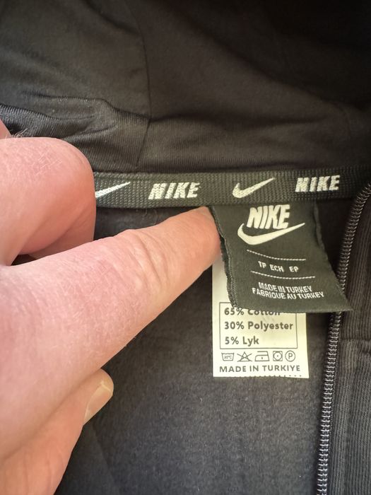 Костюм теплий Nike Swoosh спортивний M-6XL батал штани прямі