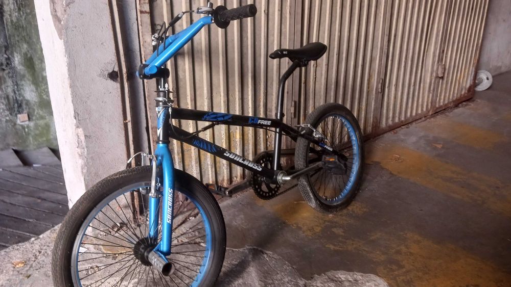 Bicicleta BMX20 freestyle SUNCROSS Imp. azul
