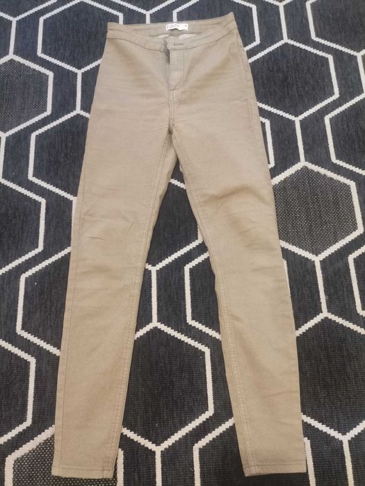 Spodnie jeansowe zielone