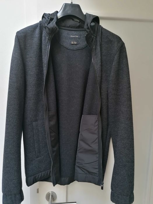 Casaco fazenda com capuz Massimo Dutti