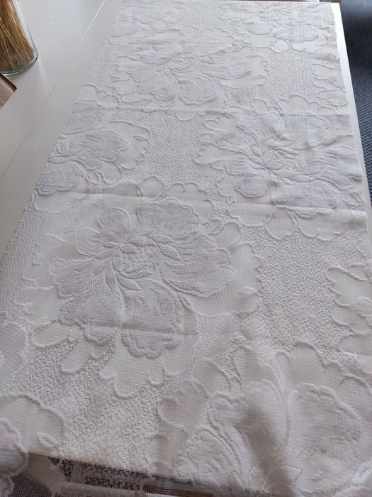 6 szt. białe bieżniki boho w kwiaty długie wesele dekoracja urodziny